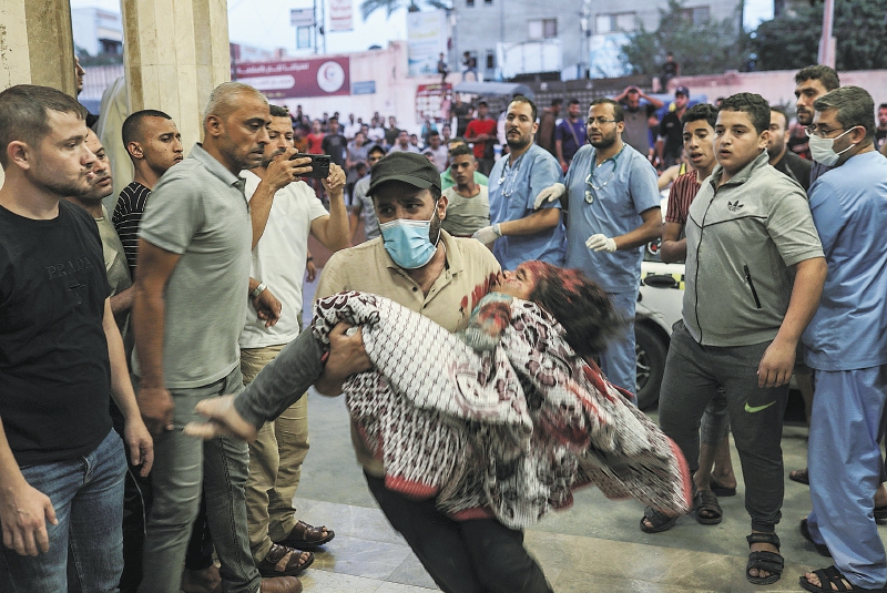 Franja de Gaza: atender a las víctimas o buscar refugio donde nada es seguro