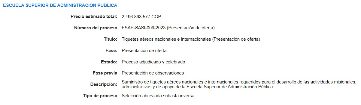Contrato ESAP