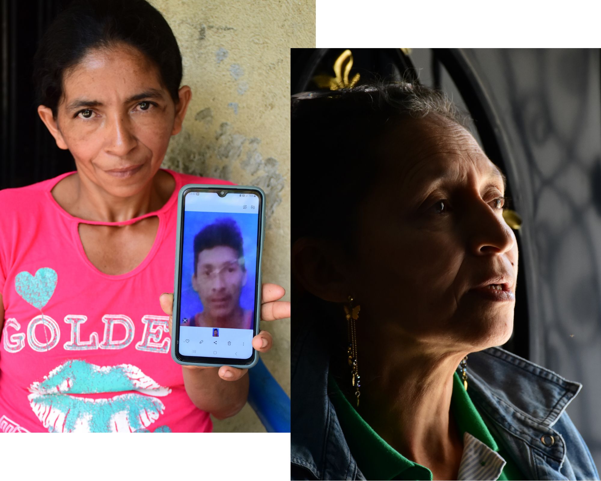 Celmi Bolaño y Claudia Arias son dos de las víctimas de la violencia contra el pueblo kankuamo.