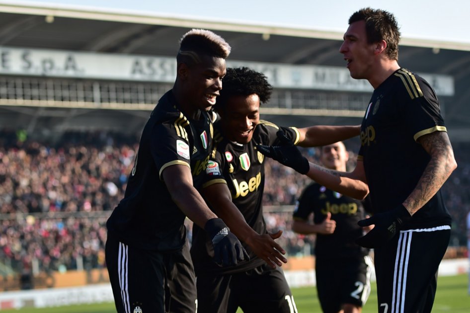 Cuadrado jugó 83 minutos en el triunfo de la Juventus contra el Carpi