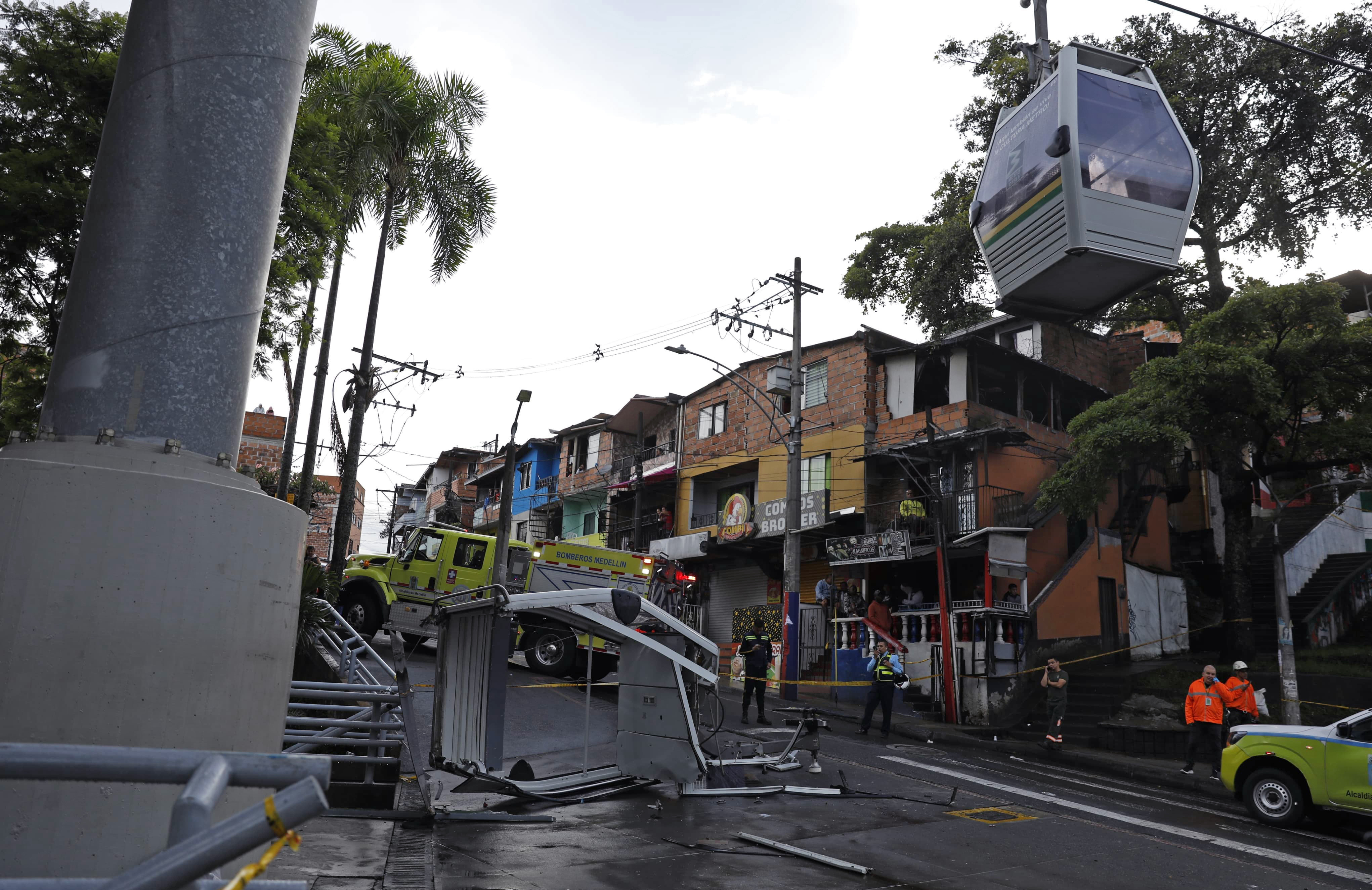 Alcalde de Medellín dio detalles de posible causa de caída de cabina de Metrocable