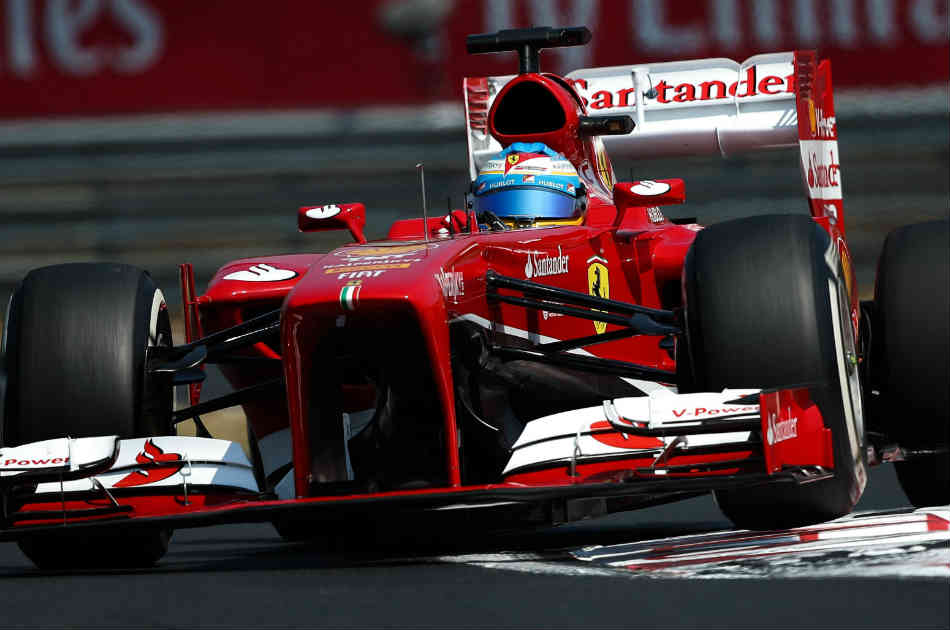 Alonso se ubica tercero en la clasificación de pilotos de la F1 2013.