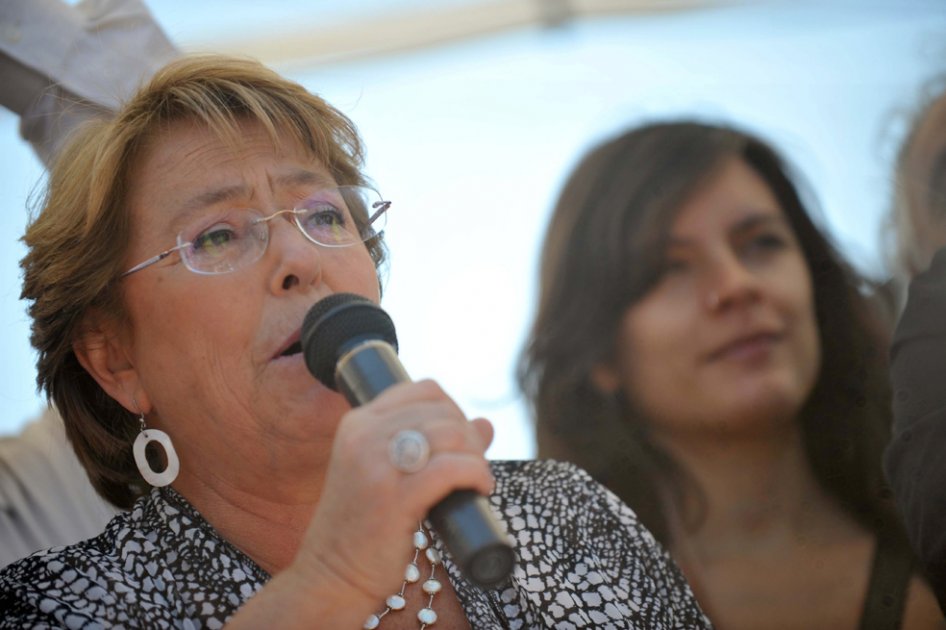 La expresidenta de Chile y candidata opositora a un nuevo mandato. Michelle Bachelet./ AFP