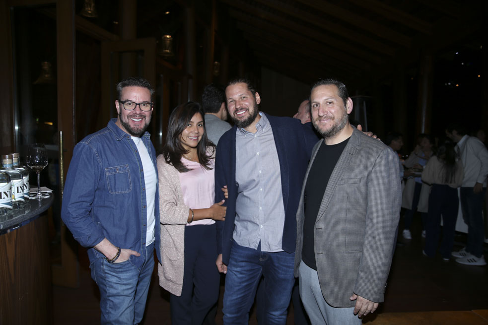 Christian Bravo, Liset Miranda, Lorenzo Sanchin y Diego Macedo