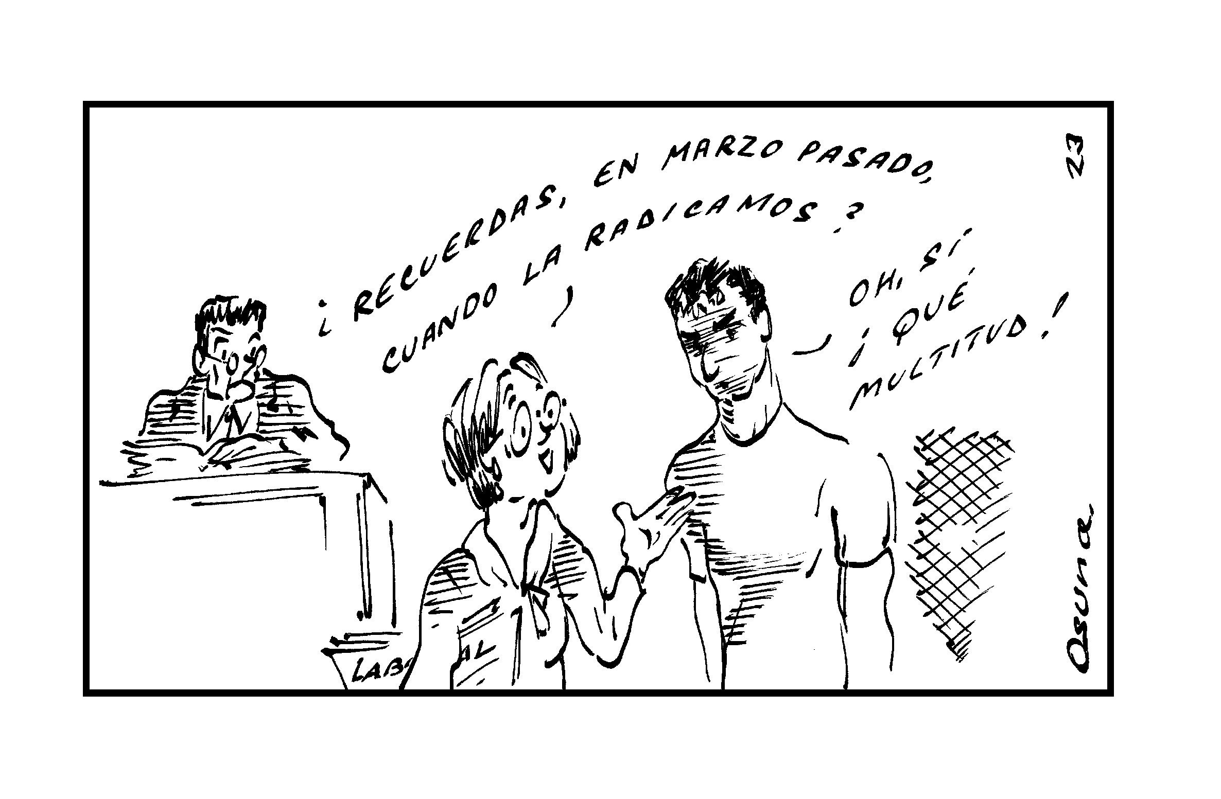 Inscripción entre pocos