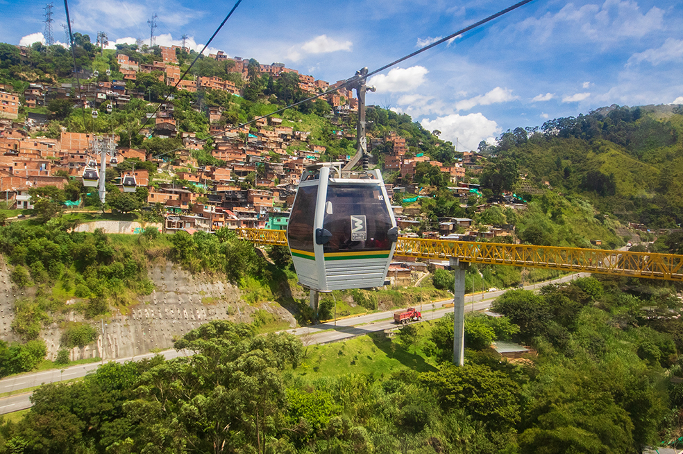 Habrá suspensión en la línea P del metrocable en Medellín por mantenimiento