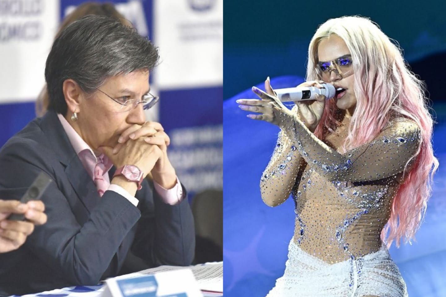 “Trágame tierra”: Claudia López contó que ignoró mensaje de Karol G en WhatsApp