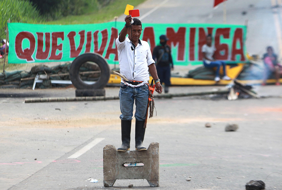 La minga indígena, una pelea histórica por las tierras del Cauca