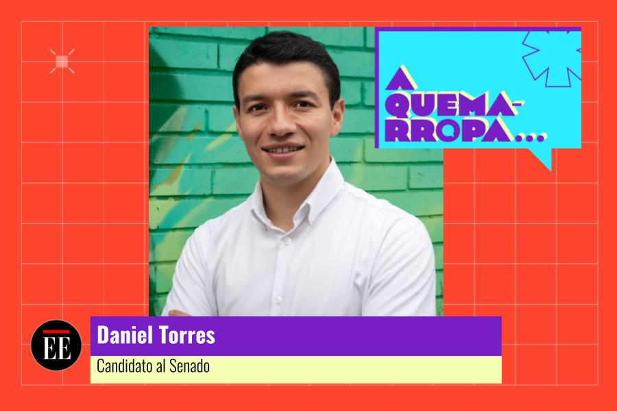 A Quemarropa con Daniel Torres, candidato al Senado por Coalición Centro Esperanza