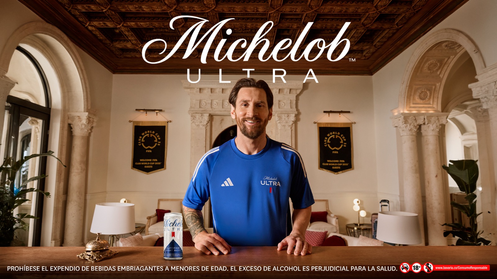 Michelob Ultra, patrocinador del Mundial de Clubes.