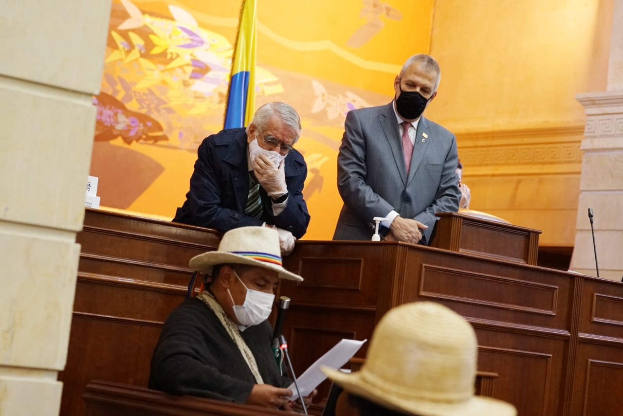 Las voces de la minga en la Cámara de Representantes