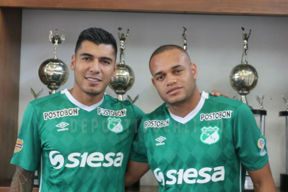 Jefferson Duque y Pablo Mina llegan al Deportivo Cali. Foto: Deportivo Cali