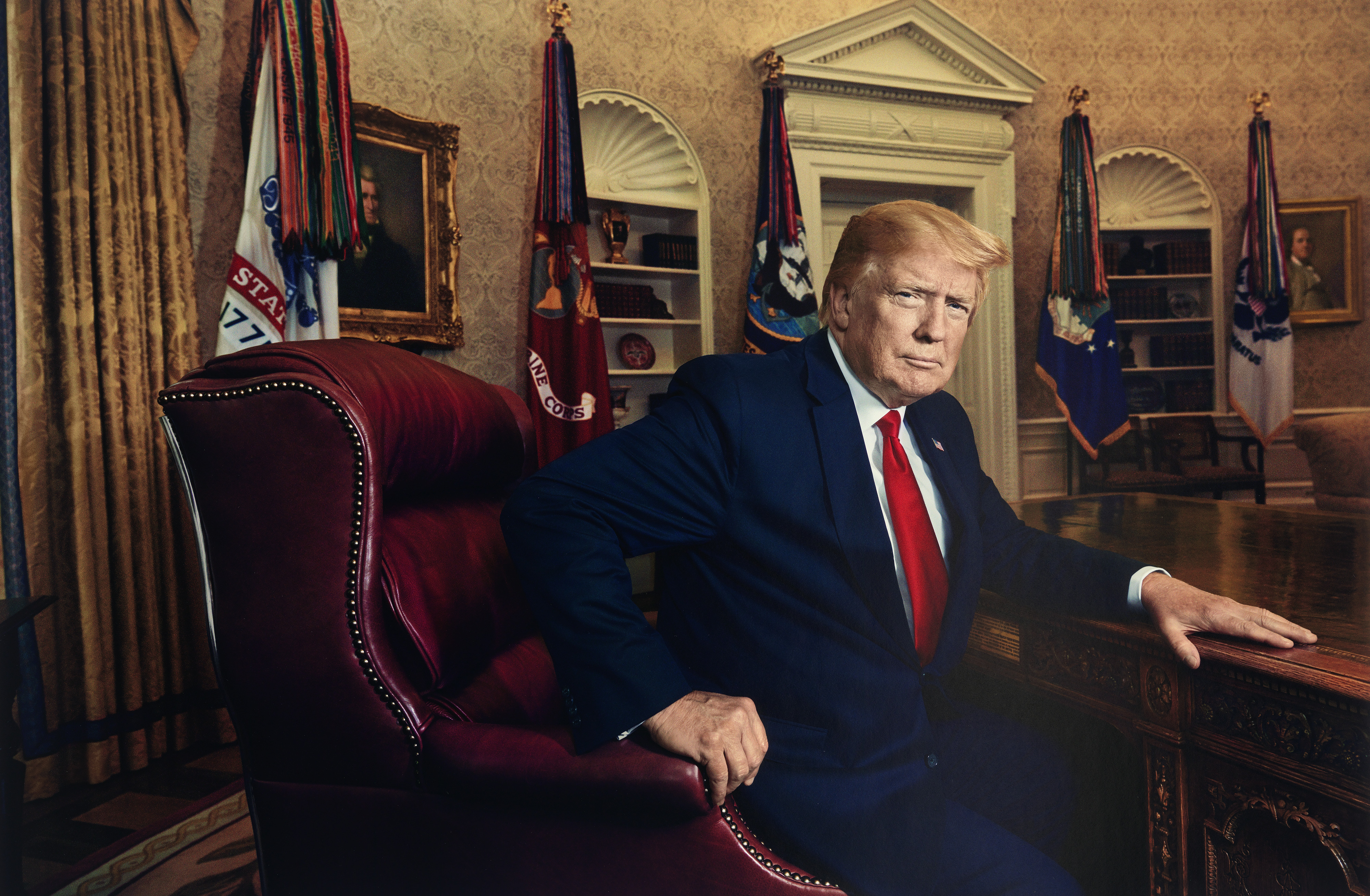 USA9983. WASHINGTON (ESTADOS UNIDOS), 13/01/2025.- Fotografía cedida por la Galería Nacional de Retratos y el Instituto Smithsonian de un retrato del presidente electo estadounidense Donald Trump. Un retrato de Trump, fue expuesto este lunes en la Galería Nacional de Retratos de Washington con motivo de su investidura, que tendrá lugar el próximo 20 de enero. EFE/ Pari Dukovic /Instituto Smithsonian/Galería Nacional de Retratos/SOLO USO EDITORIAL NO VENTAS /SOLO DISPONIBLE PARA ILUSTRAR LA NOTICIA QUE ACOMPAÑA (CRÉDITO OBLIGATORIO)