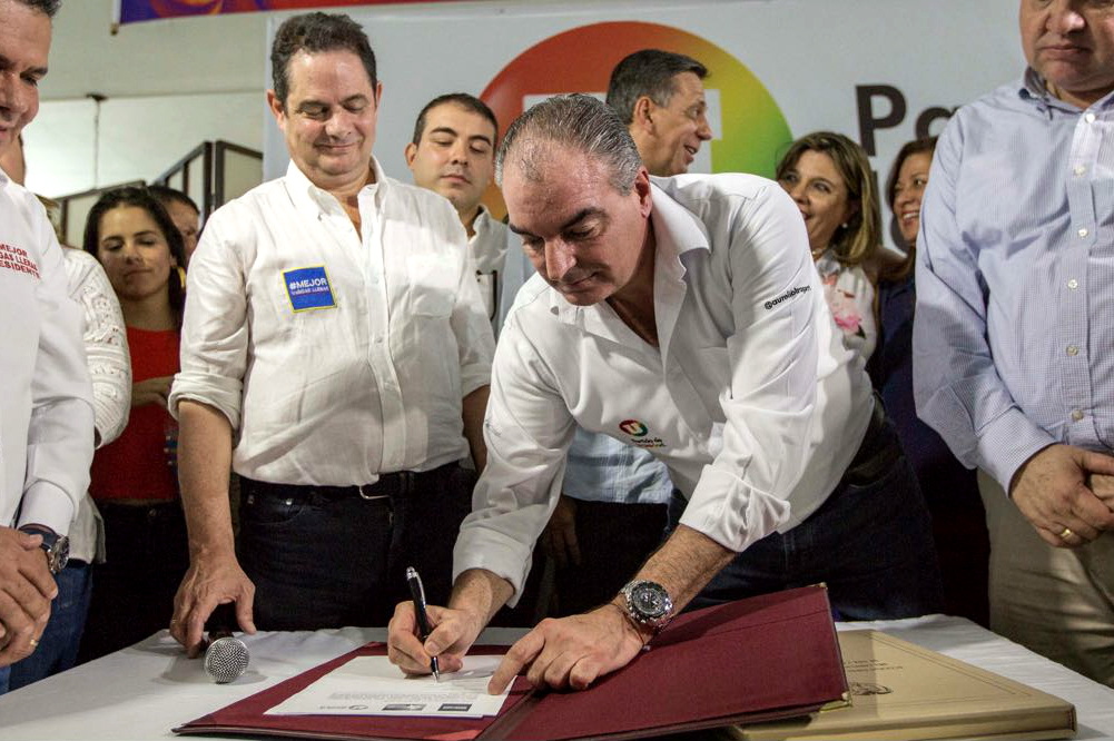Se sella el apoyo del partido de la U a Germán Vargas Lleras