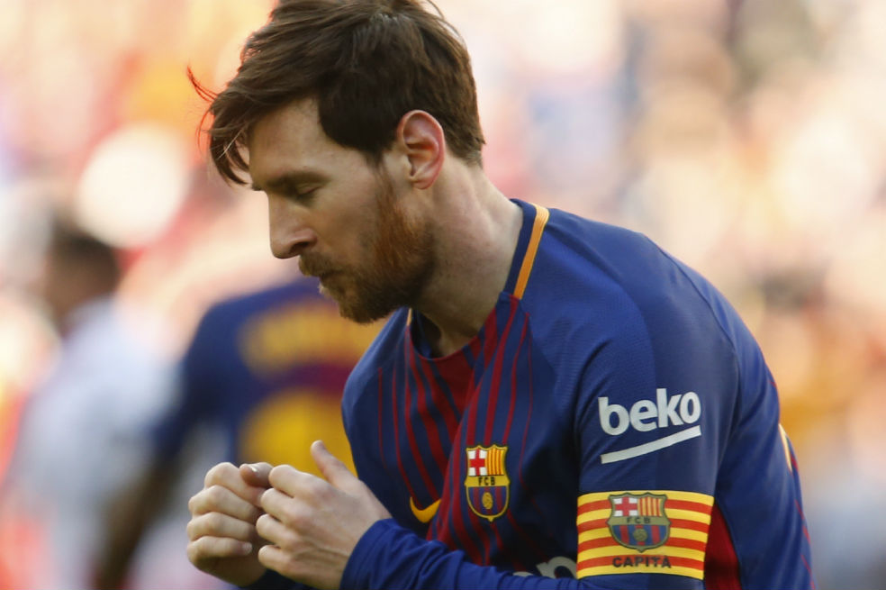 Baile de Messi a lo Yerry Mina en el triunfo del Barcelona