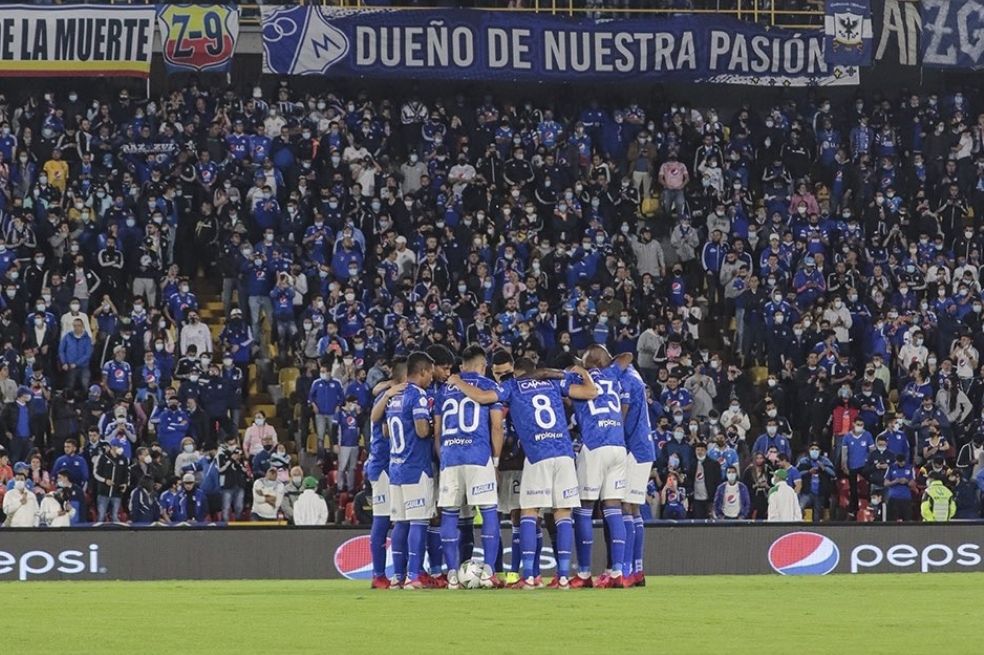 Con victoria, Millonarios celebró el regreso de sus hinchas a El Campín
