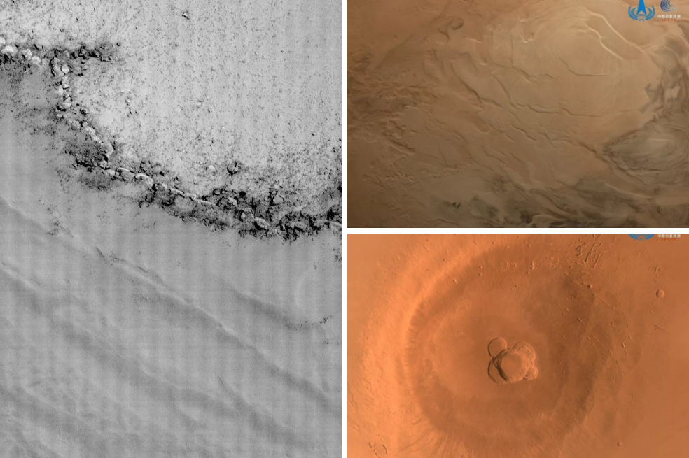 En fotos: el rover de la sonda Tianwen-1 revela nuevas imágenes de Marte