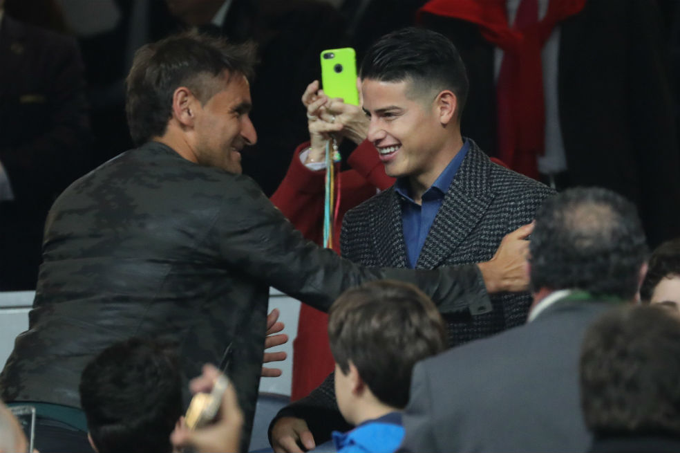 James Rodríguez le expresó a Hugo Gatti su deseo de regresar al Real Madrid
