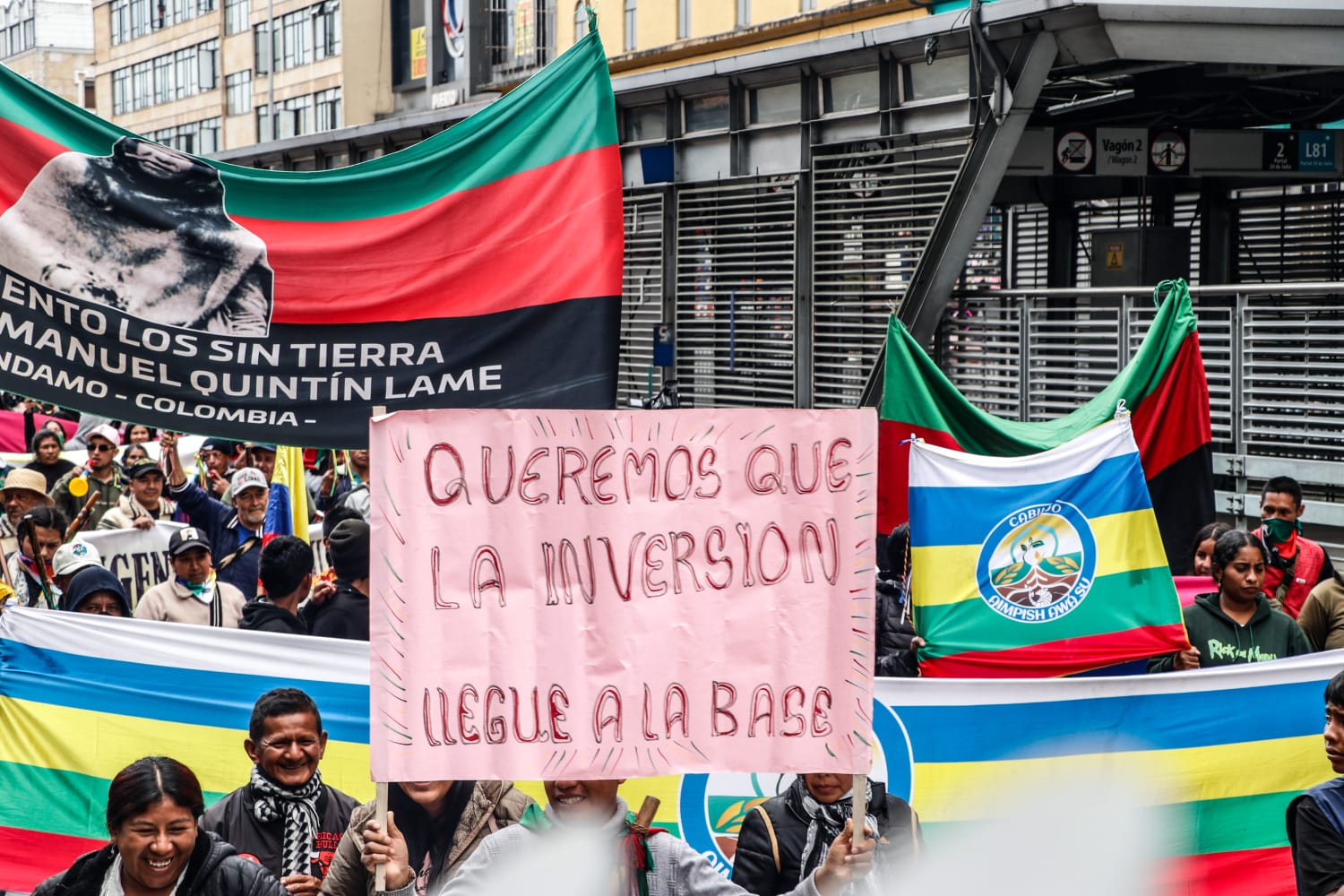 Movilización indígena, 1 de abril de 2025.