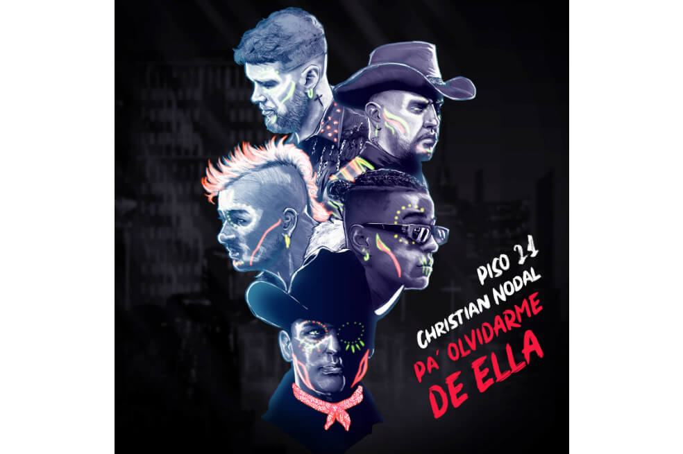 «Pa’ olvidarme de ella», la canción de Piso 21 junto a Christian Nodal