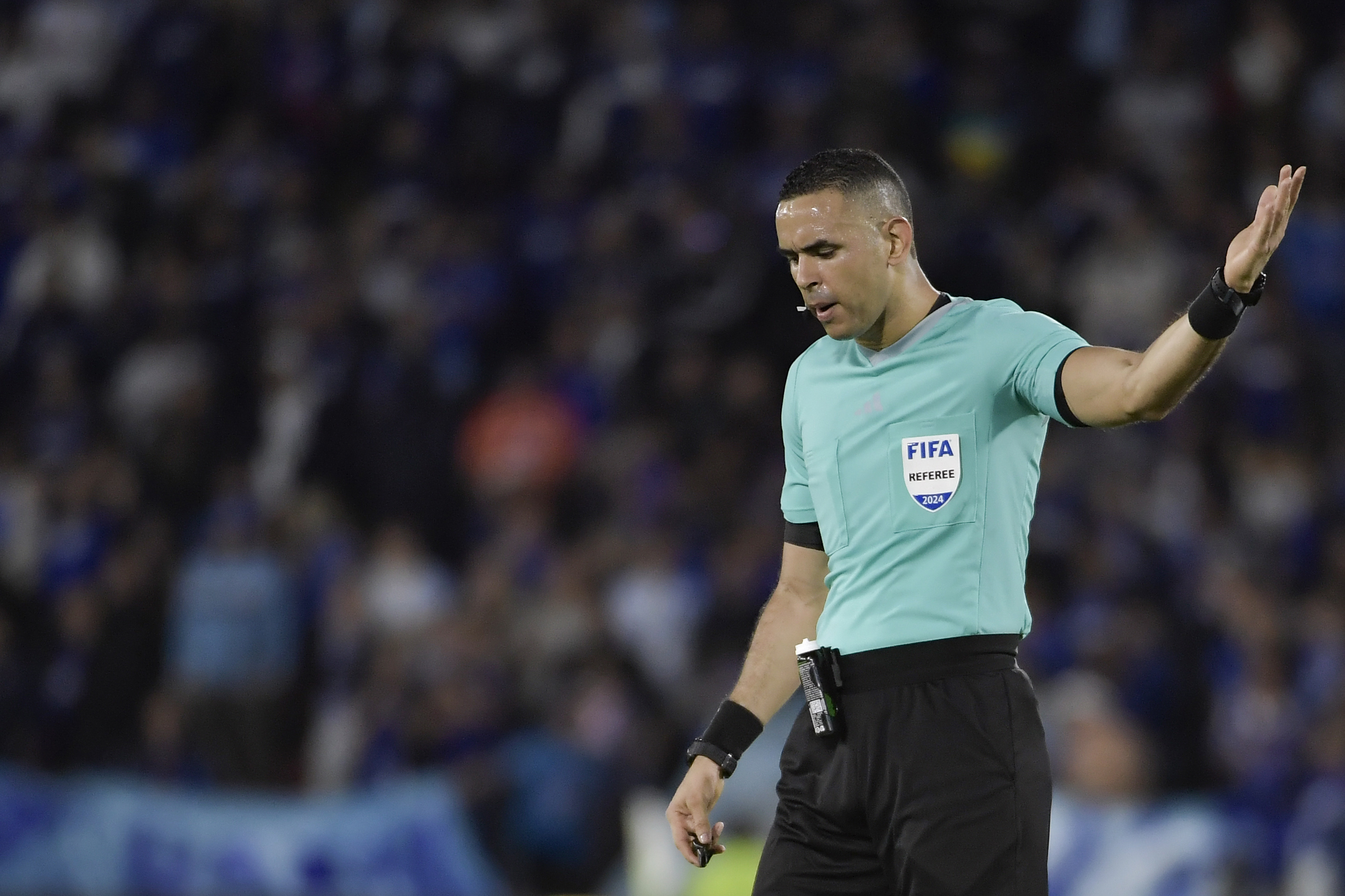 Carlos Ortega, árbitro del Santa Fe-Millonarios, no pitaría más este semestre