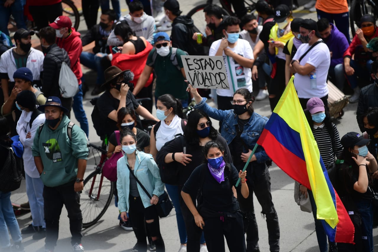 Las movilizaciones coinciden con el tercer pico de la pandemia, razón por la cual se pidió aplazar la movilización, hasta con un auto judicial del Tribunal Administrativo de Cundinamarca.