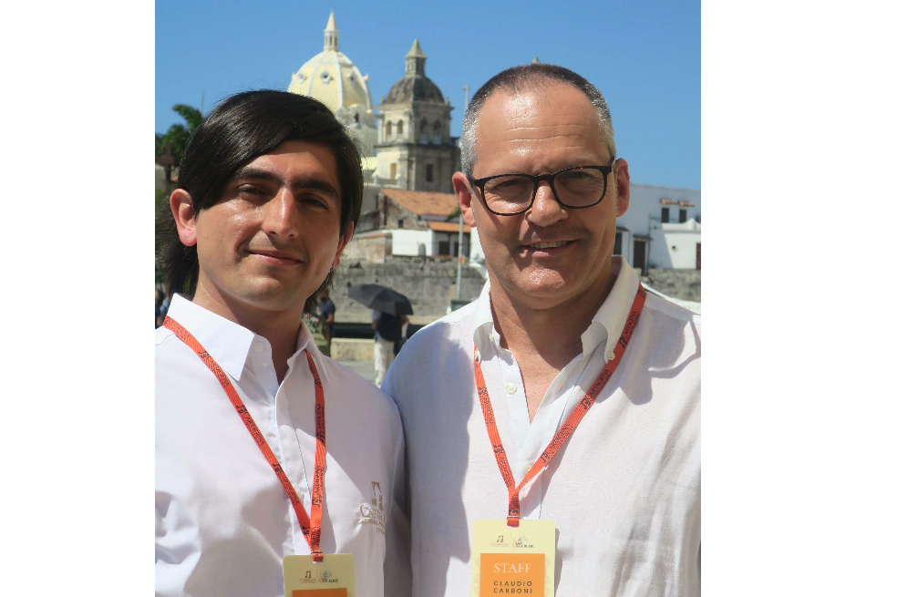 Jeisson Vargas y Claudio Carboni.Pedro Mendoza