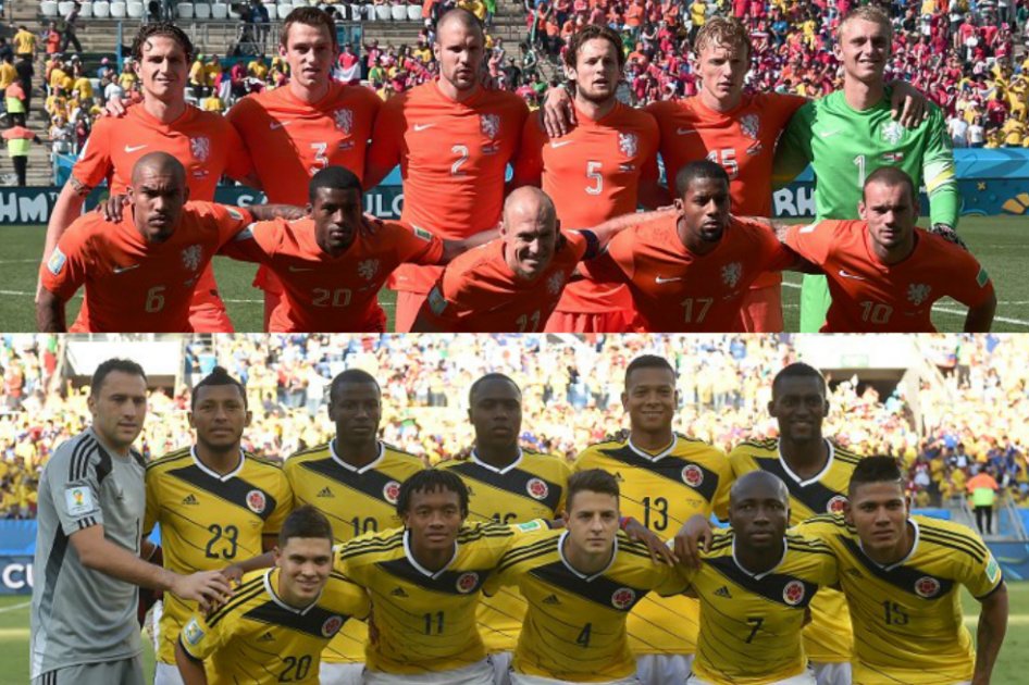 Holanda y Colombia, las dos mejores selecciones en la fase de grupos de Brasil 2014