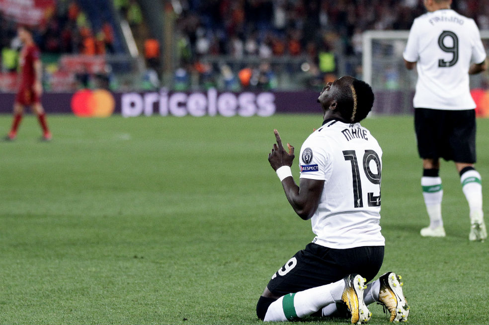 Mané anotó, de paso, el gol 130 del club inglés en la temporada. / AFP