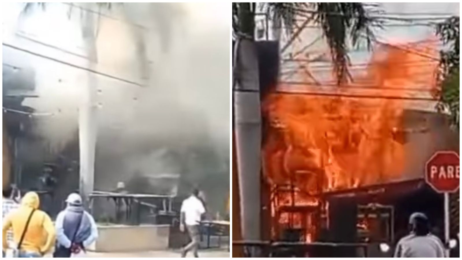 Incendio en local de comidas rápidas dejó un muerto y un herido en Planeta Rica