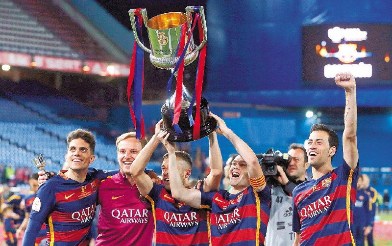 Andrés Iniesta, un pequeño gigante en la final de la Copa del Rey