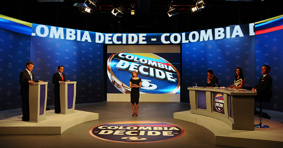Primer debate Santos y Zuluaga; entre acusaciones y reproches