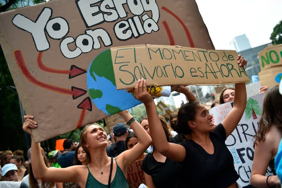 Así fueron las marchas mundiales de los jóvenes por el clima