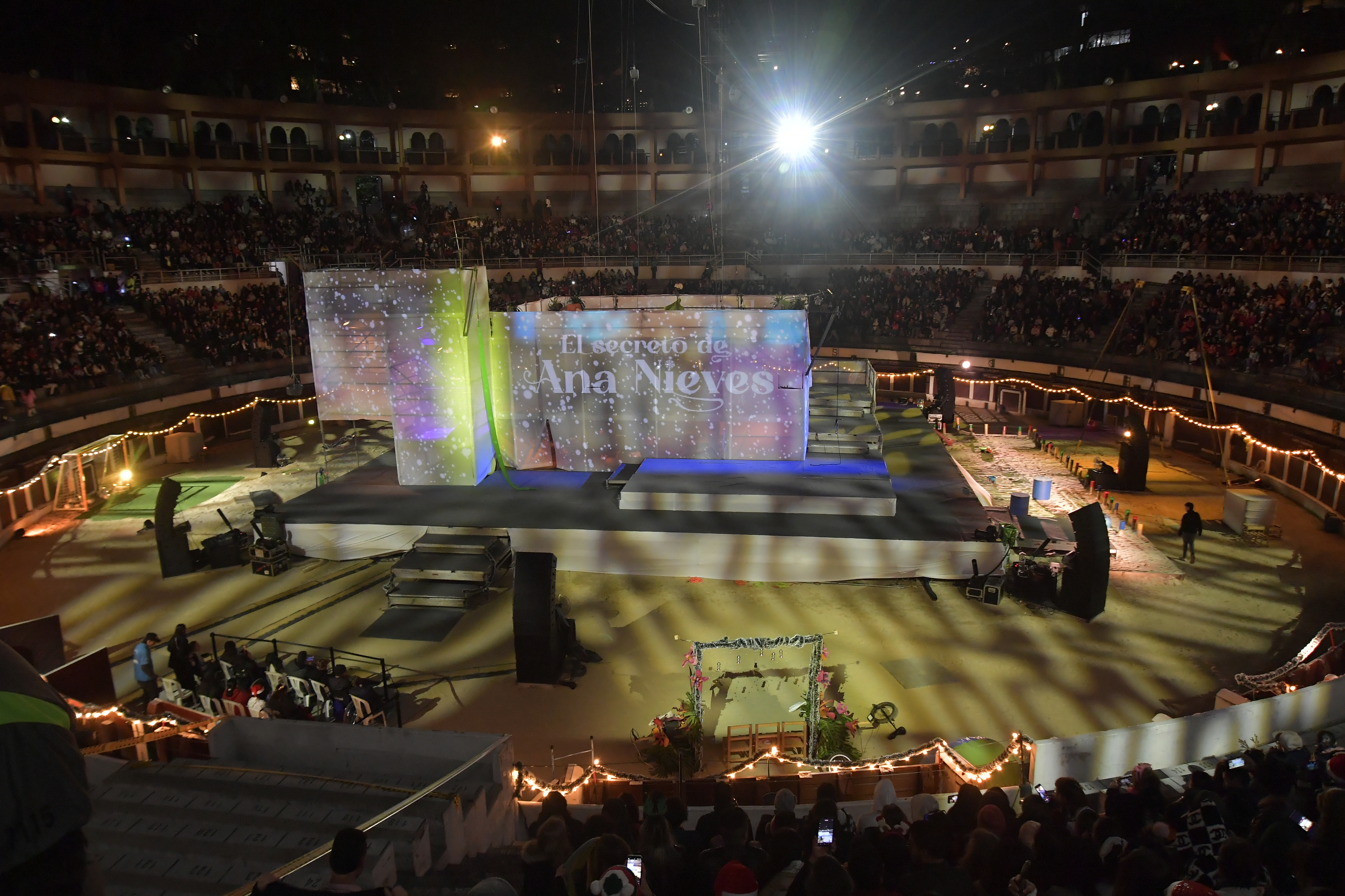 Habrá shows nocturnos navideños 360° en la antigua Plaza de toros: horarios y cómo asistir