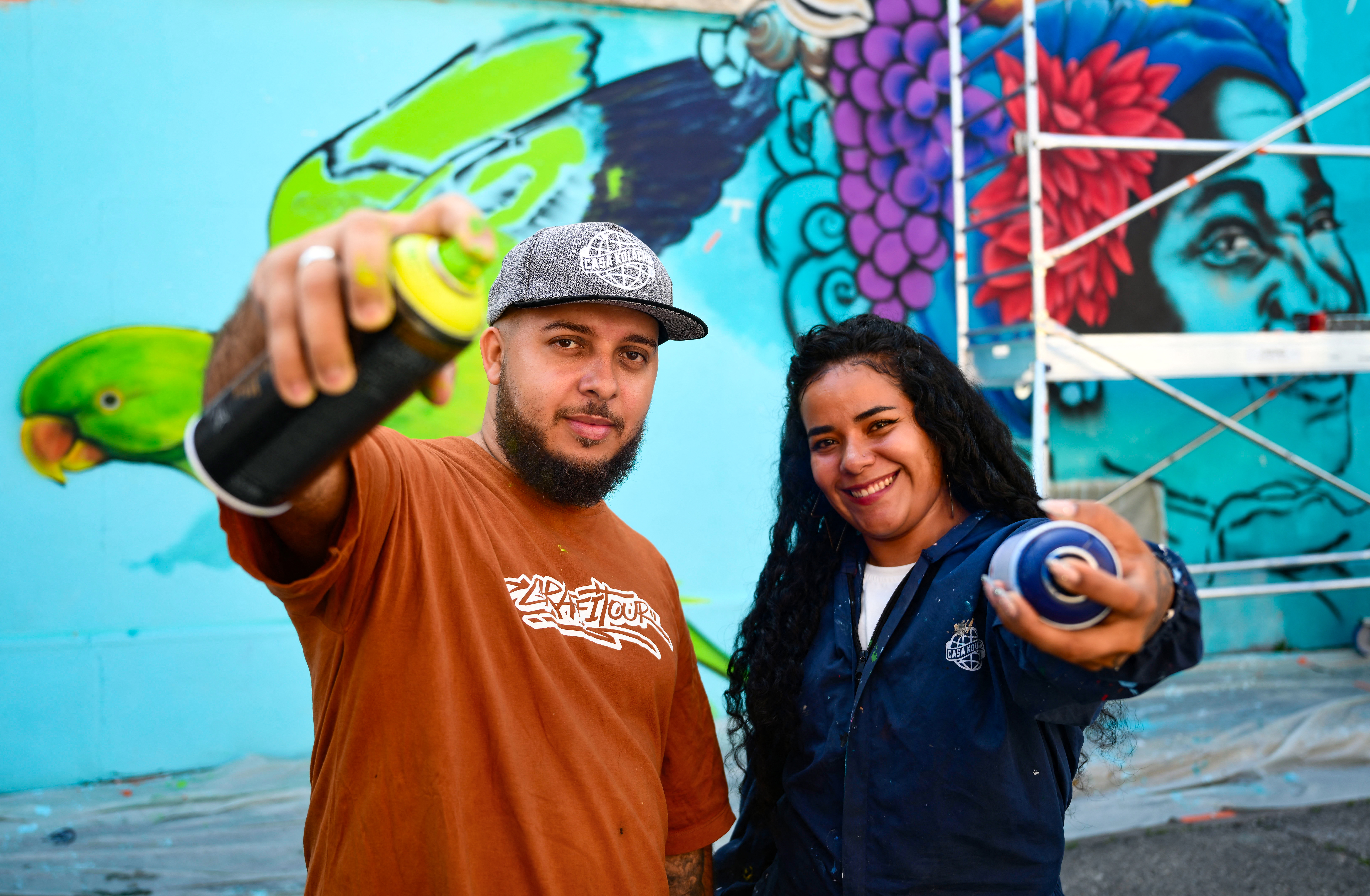 De Medellín a Marsella, el arte urbano para borrar “estigmas”
