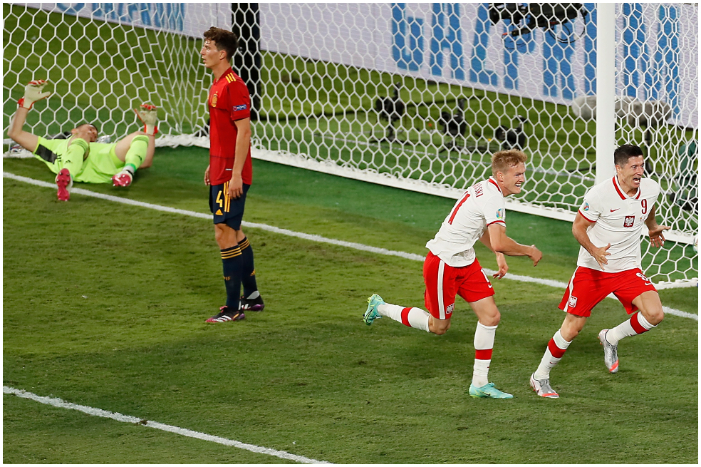 España no pudo con Polonia en la Eurocopa 2020