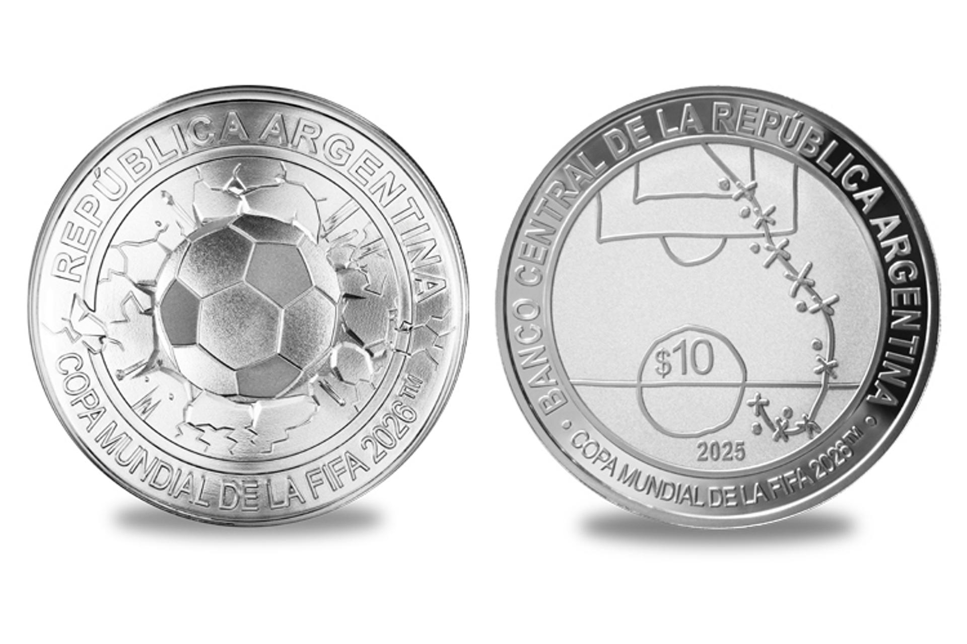 Argentina crea una moneda que conmemora el gol de Maradona a Inglaterra en el 86