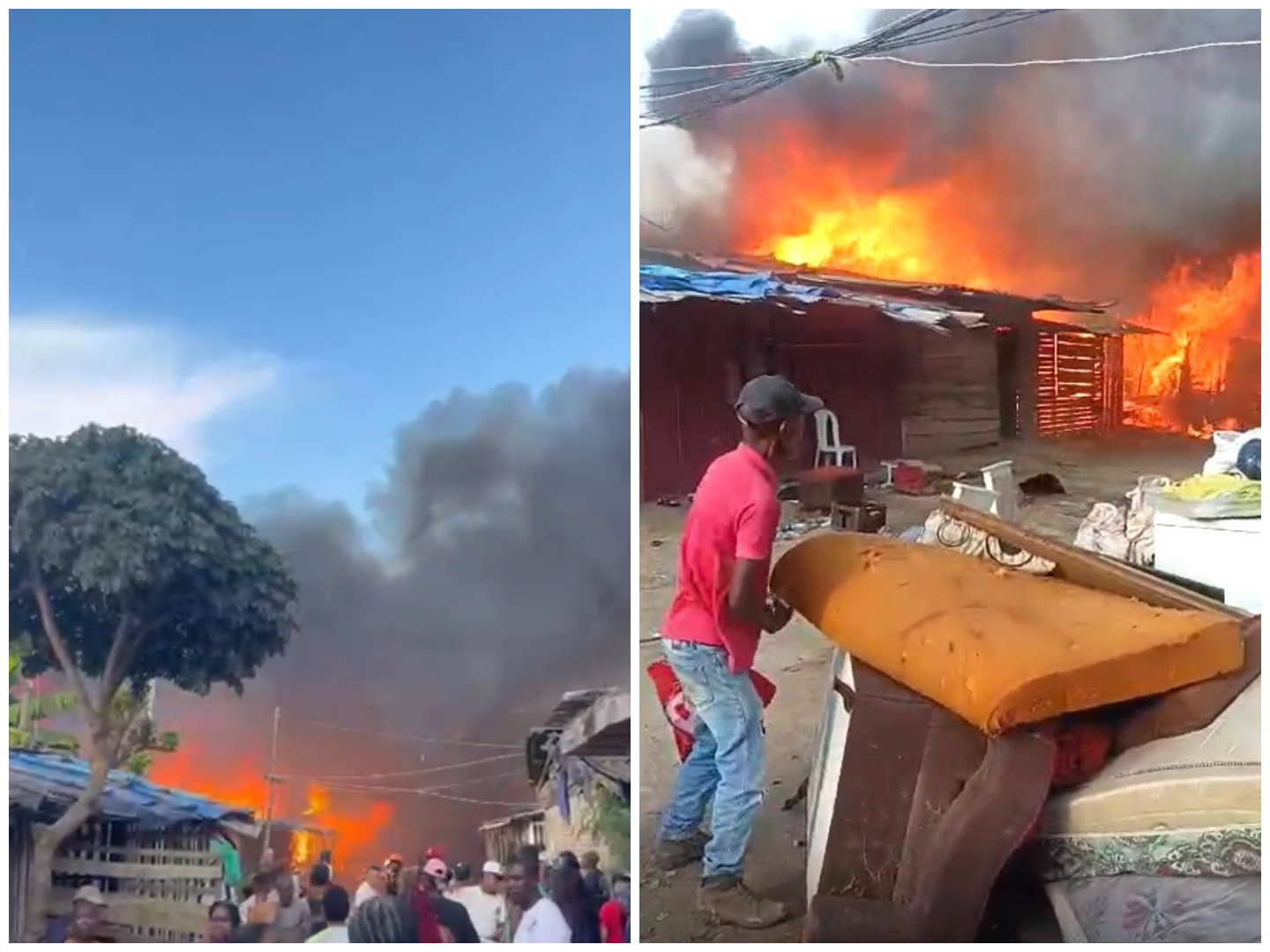 Incendio en barrio El Pondaje de Cali consumió varias viviendas