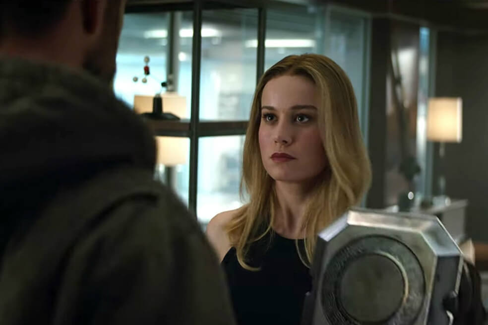 La reacción de Natalie Portman al ver que Brie Larson levantó el martillo de Thor