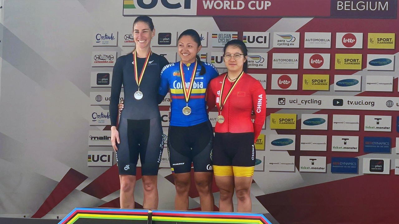 Buen balance de Colombia en la Copa Mundo de Paracycling Ostende 2023