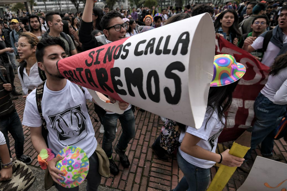 Más de 2.000 uniformados acompañarán las movilizaciones estudiantiles en Bogotá