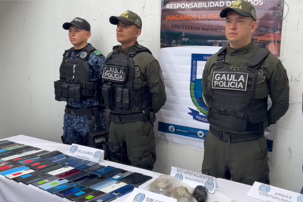 Ocho personas capturadas en operativo contra la extorsión en cárceles del país