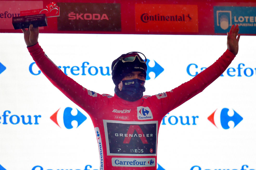 Día redondo para el Ineos: Richard Carapaz es el nuevo líder de la Vuelta a España 2020