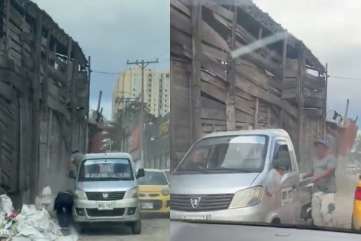 En video: denuncian abandono recurrente de escombros en una calle de Ciudad Bolívar