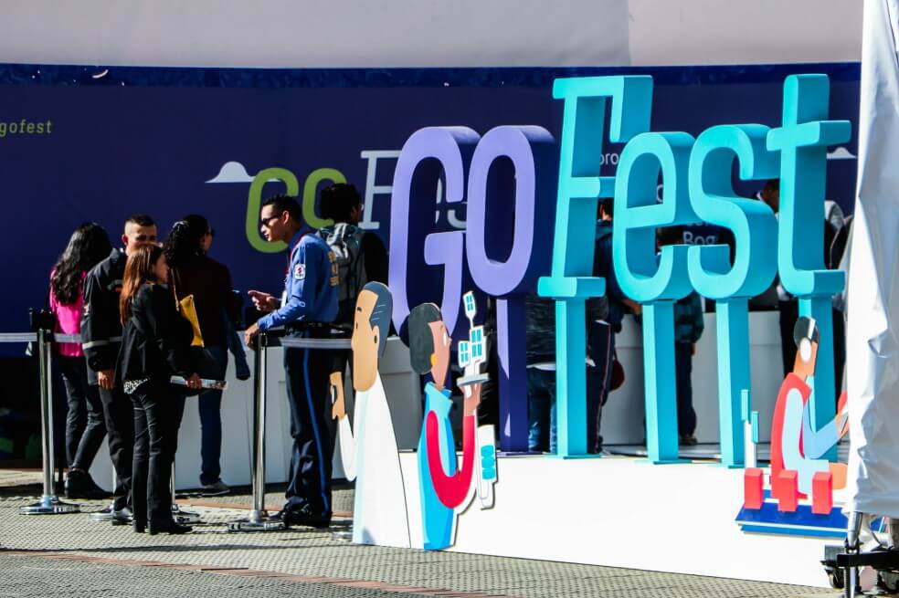 La feria de emprendimiento se lleva a cabo en la sede Salitre de la Cámara de Comercio de Bogotá. / Cortesía.