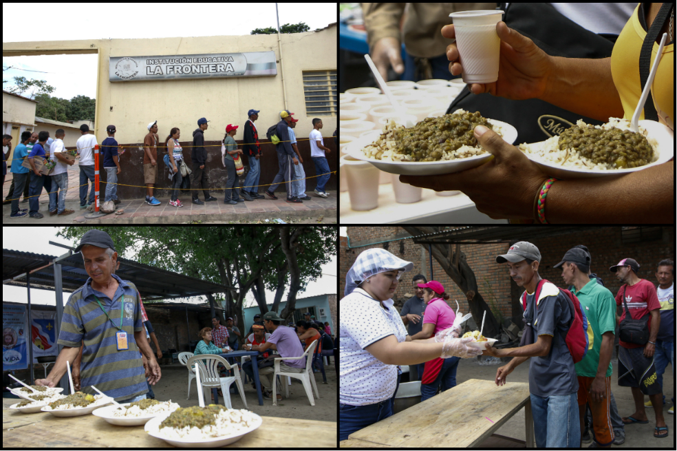 Imágenes: conozca el comedor gratuito en Cúcuta que atiende a unos 1.000 venezolanos cada día