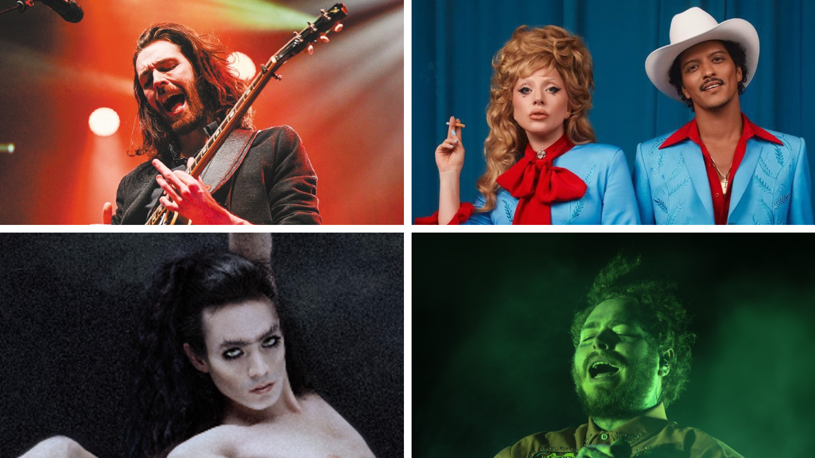 Lady Gaga, Bruno Mars, Post Malone, Hozier y más estrenos musicales este viernes