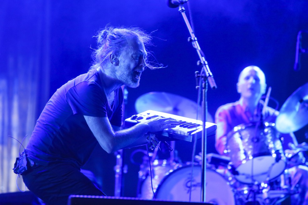 Thom Yorke, vocalista de Radiohead, se enfrentó con un manifestante propalestino