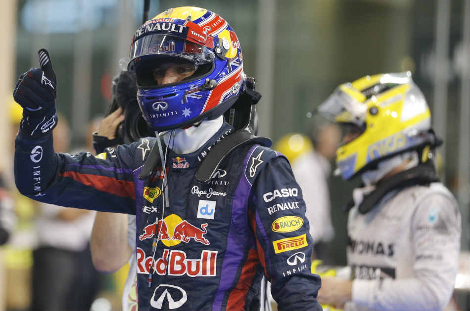 Mark Webber buscará la victoria en el GP de Abu Dabi.
