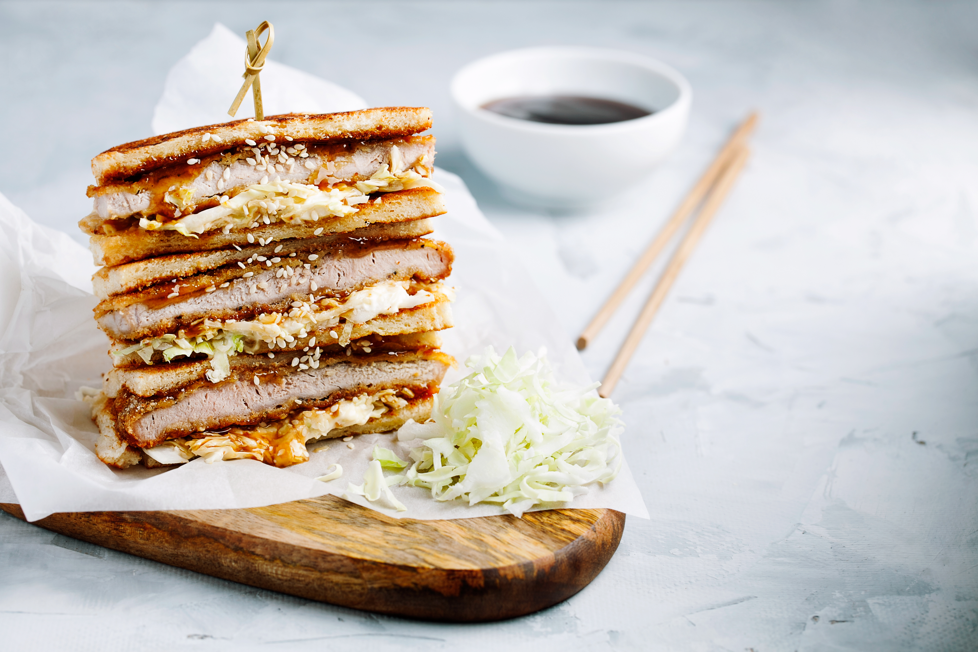 Aquí está la receta para preparar sándwich japonés de huevo